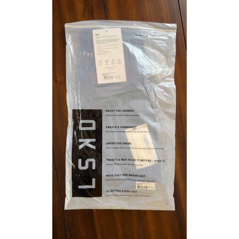 LSKD Fusion Ultra High Rise Full Length Legging Night Shadow, Medium, NWT, NEW - Picture 2 of 13